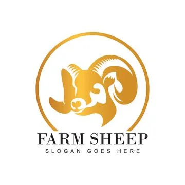 Goat Farm Logo Stock Illustration