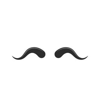 Goat horn element icon vector design template Stock Illustration
