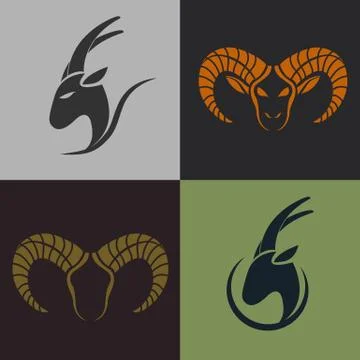 Goat icon Stock Illustration