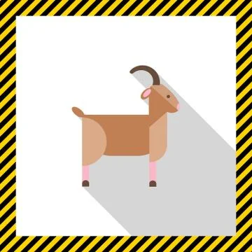 Goat icon Stock Illustration