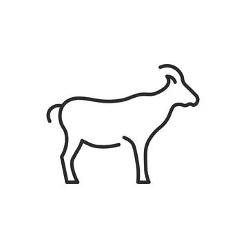 Goat Icon Stock Illustration