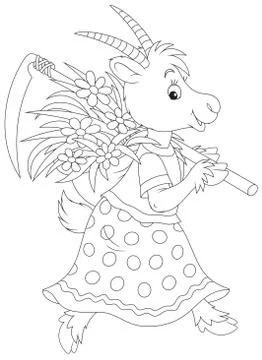 Goat Stock Illustration