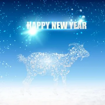 The goat. Stock Illustration