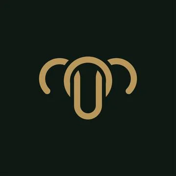 Goat logo design inspiration vector template. Wild sheep line art icon	 Stock Illustration