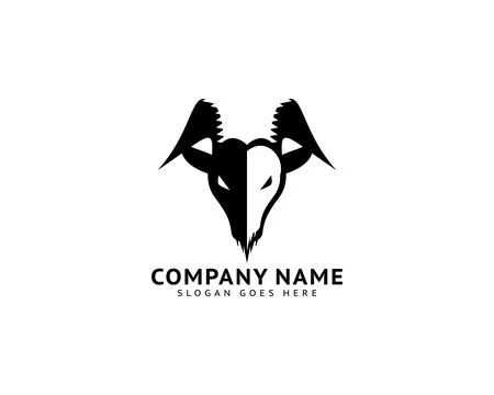 Goat logo icon design vector Stock Illustration