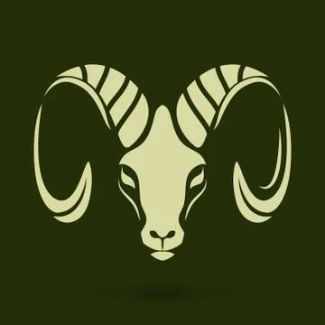 Goat logo Stock Illustration