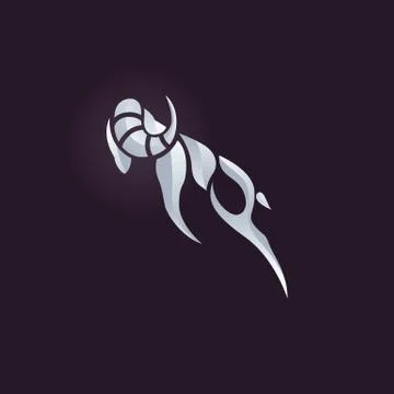 Goat logo Stock Illustration