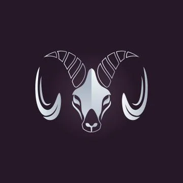Goat logo Stock Illustration