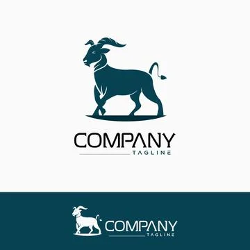 Goat logo Stock Illustration