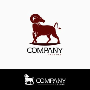 Goat logo Stock Illustration