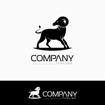 Goat logo Stock Illustration