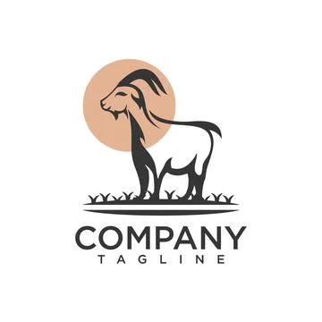 Goat logo Stock Illustration