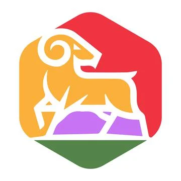 Goat Logo Stock Illustration
