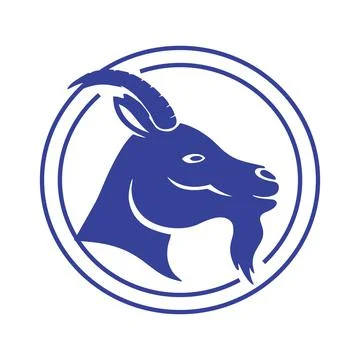 Goat logo. symbols, icons. basic elements graphic resources Stock Illustration