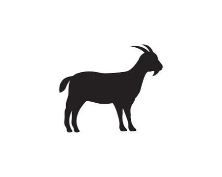 Goat Logo Template vector icon Stock Illustration