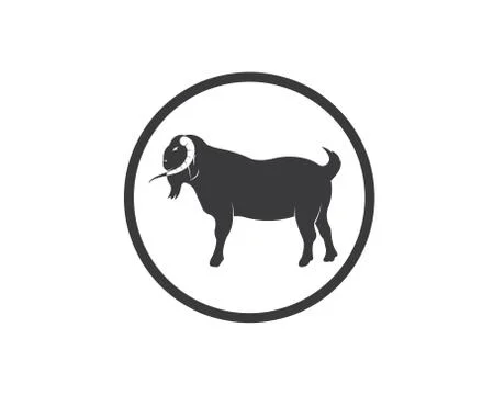 Goat Logo Template vector illustrtion Stock Illustration