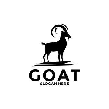 Goat logo vector design. Creative Goat logo, modern company logo template Stock Illustration