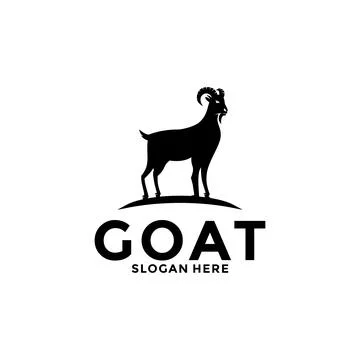 Goat logo vector design. Creative Goat logo, modern company logo template Stock Illustration