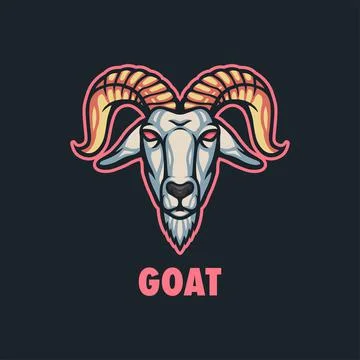 GOAT MASCOT LOGO Stock Illustration
