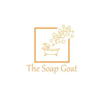 Goat soap logo Illustrazione stock