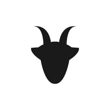 Goat vector design template illustration Stock Illustration
