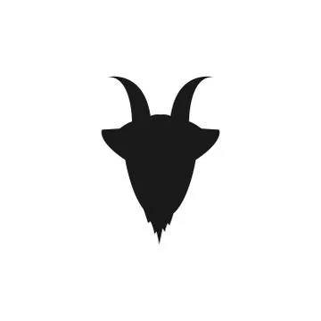 Goat vector design template illustration Stock Illustration