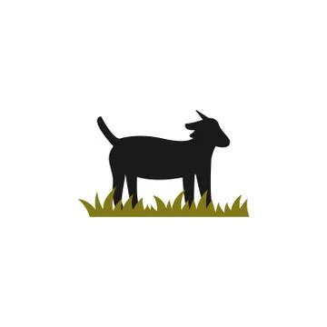 Goat vector design template illustration Stock Illustration