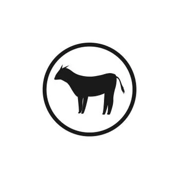 Goat vector design template illustration Stock Illustration