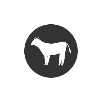 Goat vector design template illustration Stock Illustration