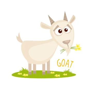 Goat Vector illustration isolated Stock Illustration
