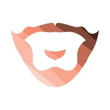 Goatee icon Stock Illustration