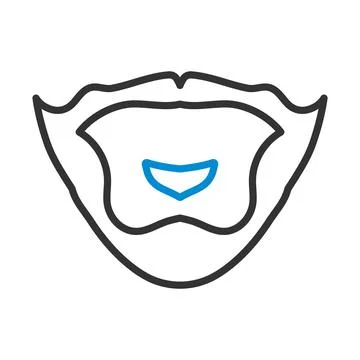 Goatee Icon Stock Illustration