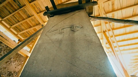 Gobeklitepe : Close Up of T Shape Monoliths Stock Footage 99992162