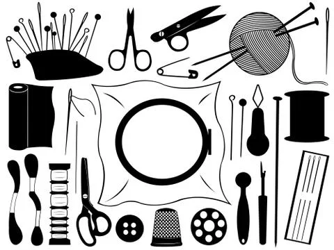 Gobelin equipment Stock Illustration