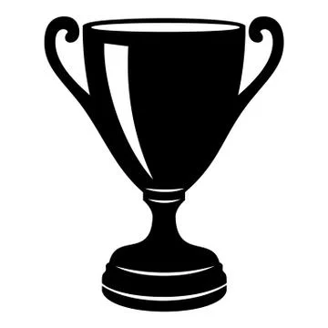 Goblet icon, simple black style Stock Illustration