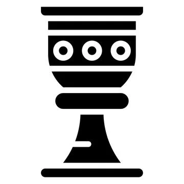 Goblet Vector Icon Design Illustration Stock Illustration