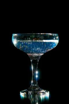 Goblet with water Stock Photos