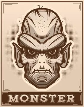 Goblin Poster Illustration Stock Illustration