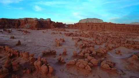 Goblin Valley 1 enhanced Stock Footage 87764982