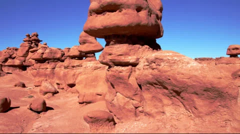 Goblin Valley ms pan Stock Footage 26078803