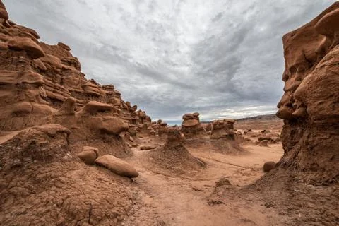 Goblin valley state park Stock Photos