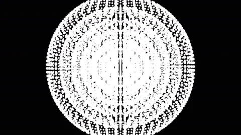 Gobo Mask exploding sphere 스톡 동영상 62434773