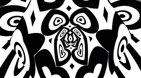 Gobo Mask Monochrome Smooth Pattern Stock Footage 67862847