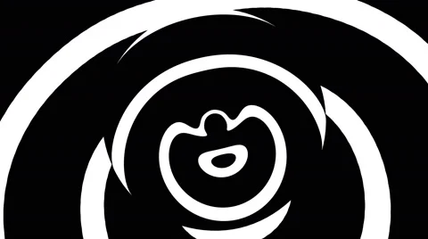 Gobo Mask Streamlined Monochrome Stripes Stock Footage