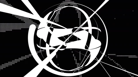 Gobo Mask White Streams Stock Footage 67861435