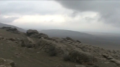 Gobustan in Azerbaijan Vídeo Stock 106227758