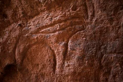 Gobustan Historical Petrographs Stock Photos