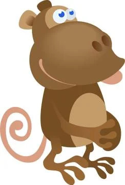 Goby sits Stock Illustration