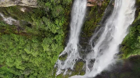 Gocta Waterfall, Dramatic Scenery 4k UHD Aerial Stock-Footage 335785427
