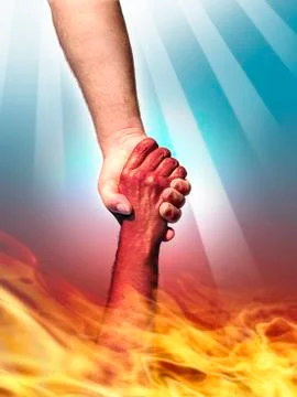 God and devil 스톡 사진